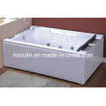 Weiße Acryl Sanitär Whirlpool Massage Badewanne (OL-672)